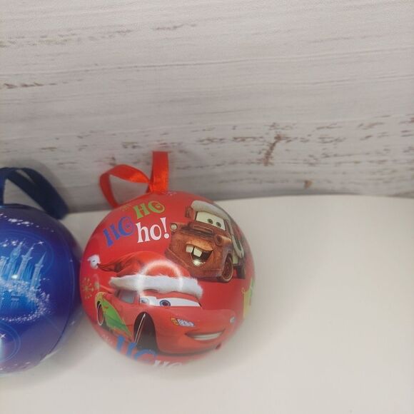 Disney Character Christmas Ornament Ball Empty 3" inche Chocolate Container - Picture 4 of 7